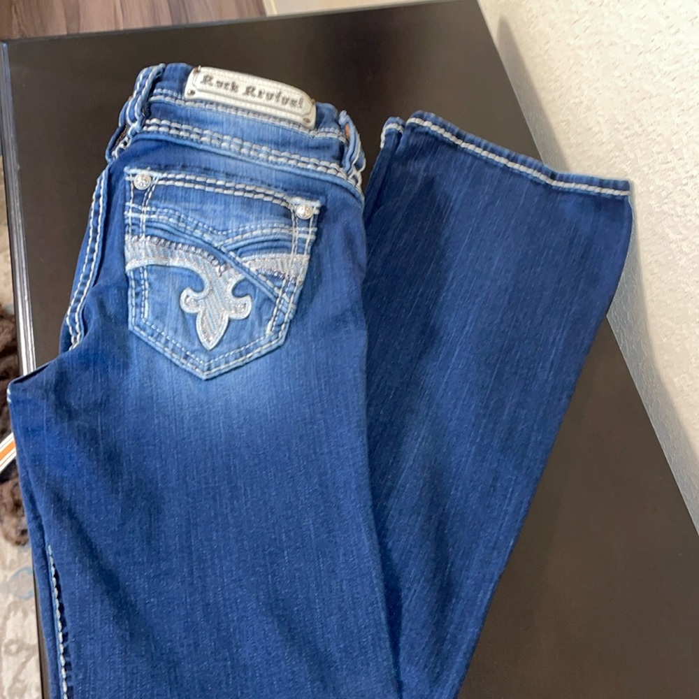 Like new Rock Revival Boot Cut Jeans